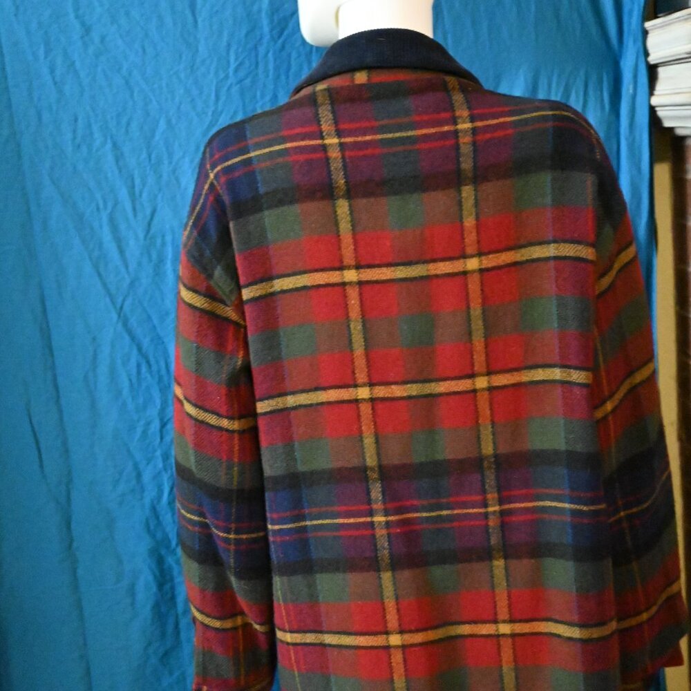 Talbots Button Up Flannel Coat - image 8